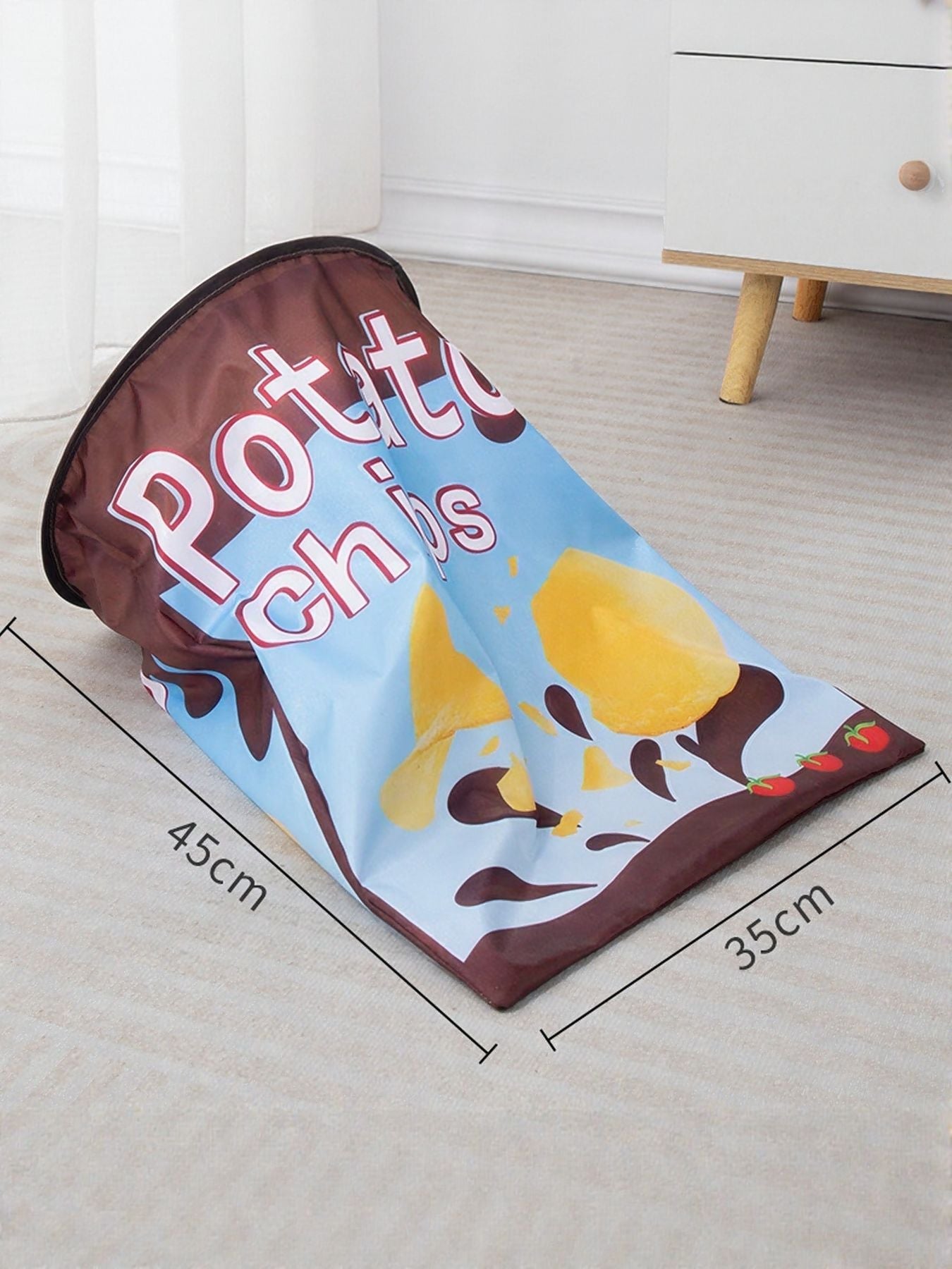 Collapsible Printed Cat Tunnel Toy