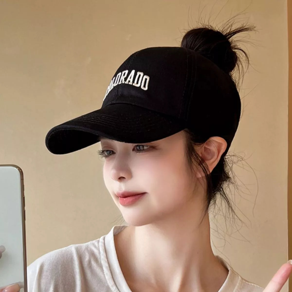 Embroidered Visor Hat