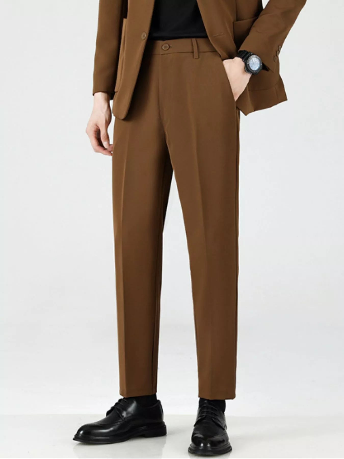 Men's Slim-Fit Business Casual Pants