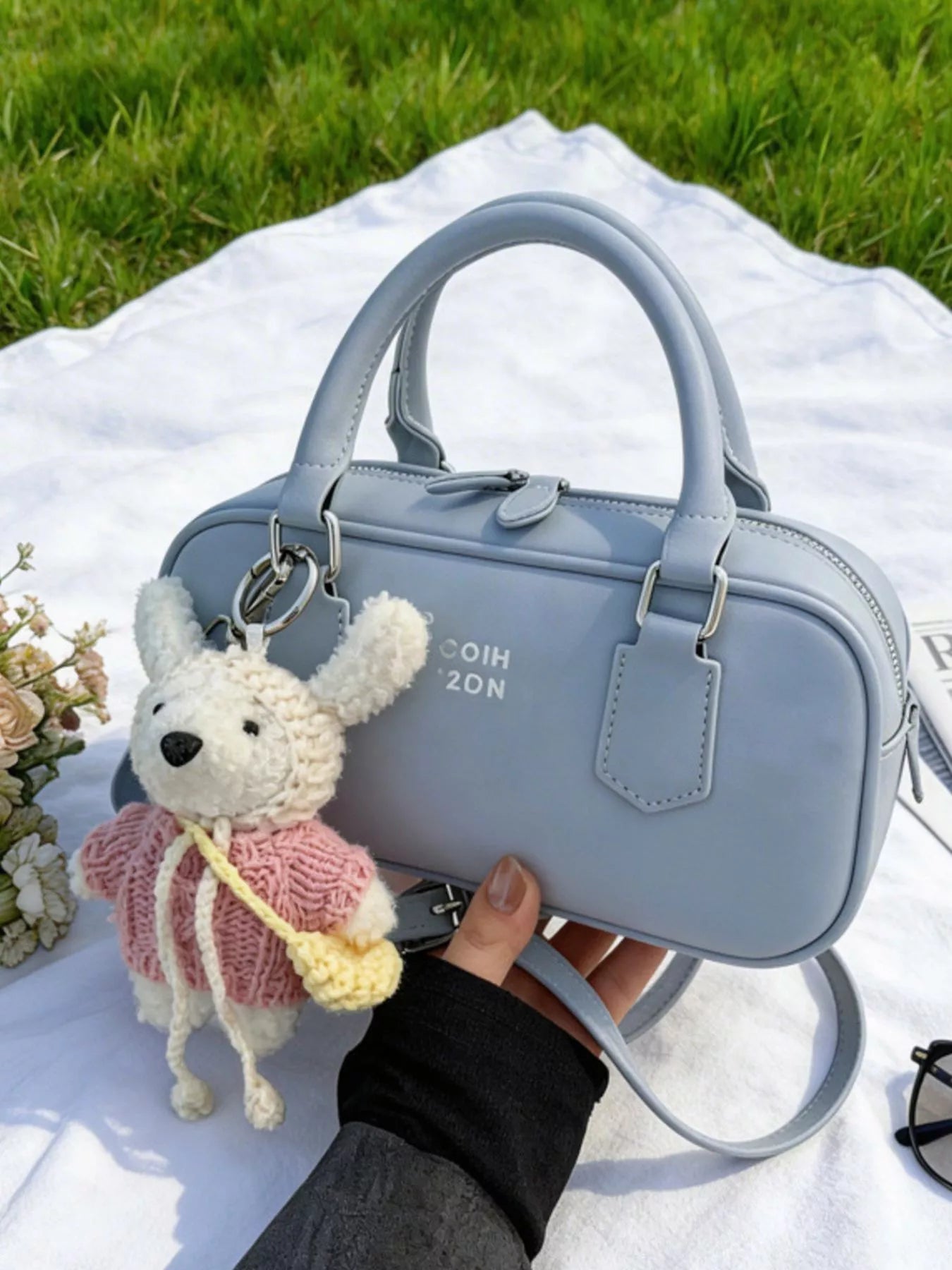 Top Handle Barrel Handbag