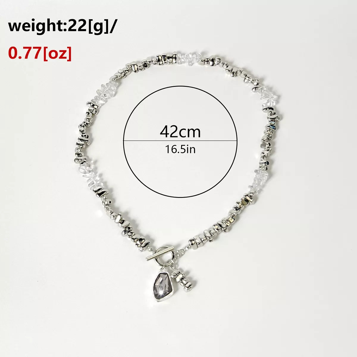 Chunky Gemstone Pendant Necklace