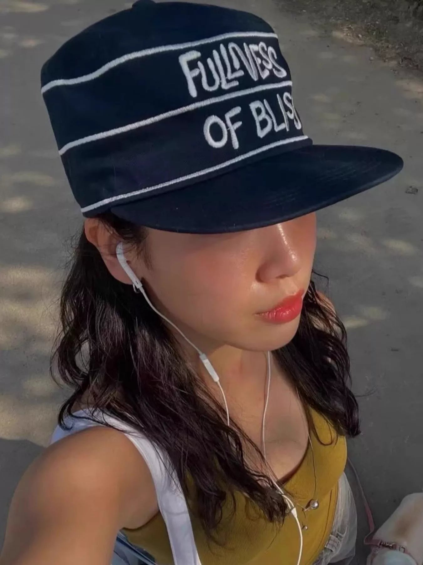Embroidered Slogan Baseball Cap