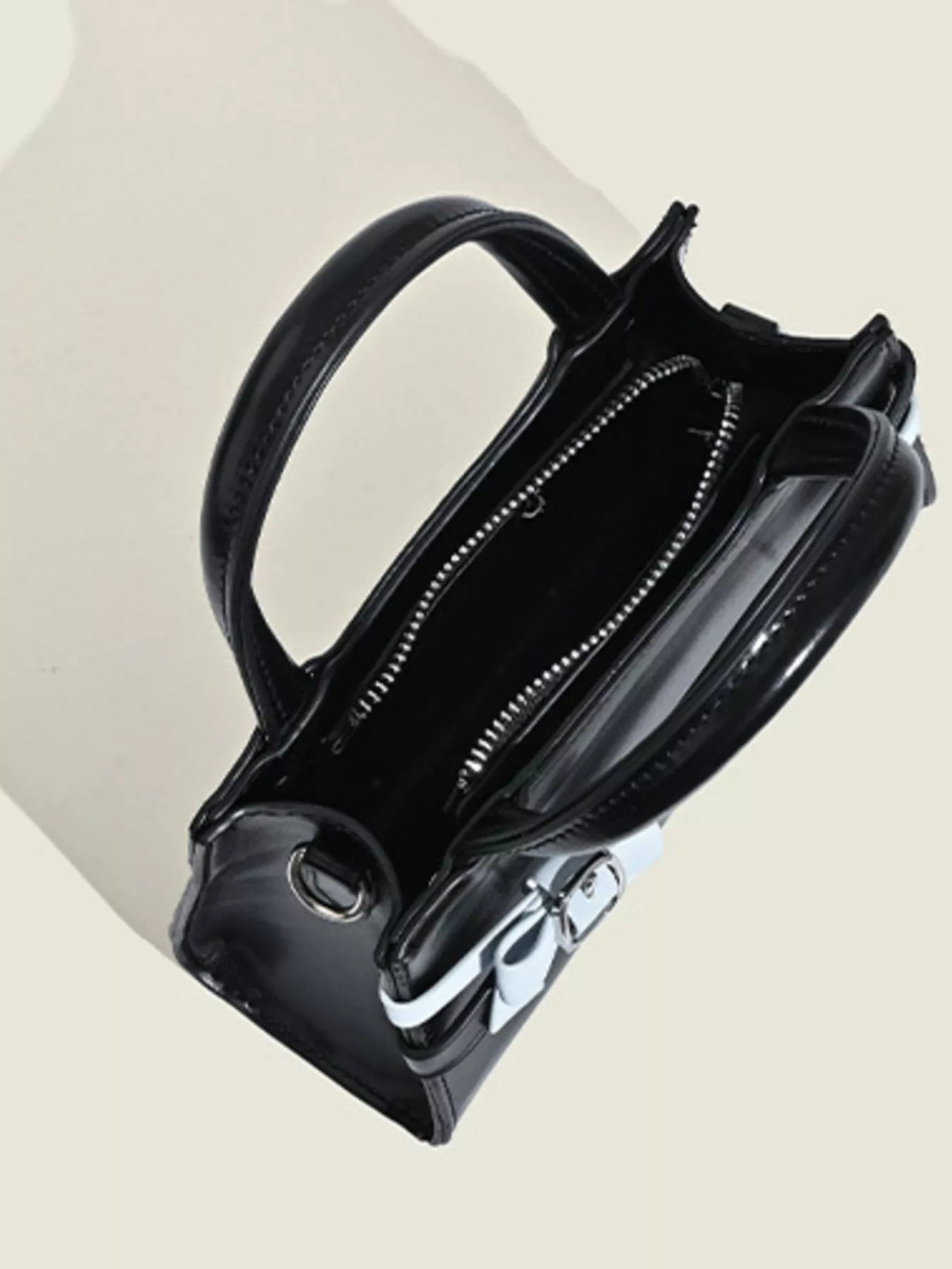 Bow Decor Top Handle Handbag
