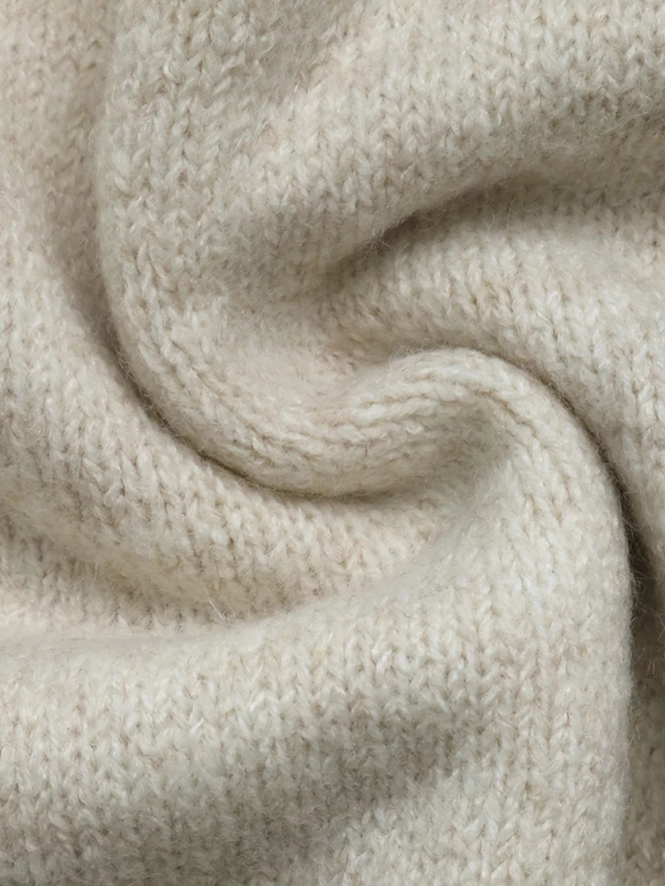 Contrast Trim Ribbed Cuff Tie-Sleeve Sweater