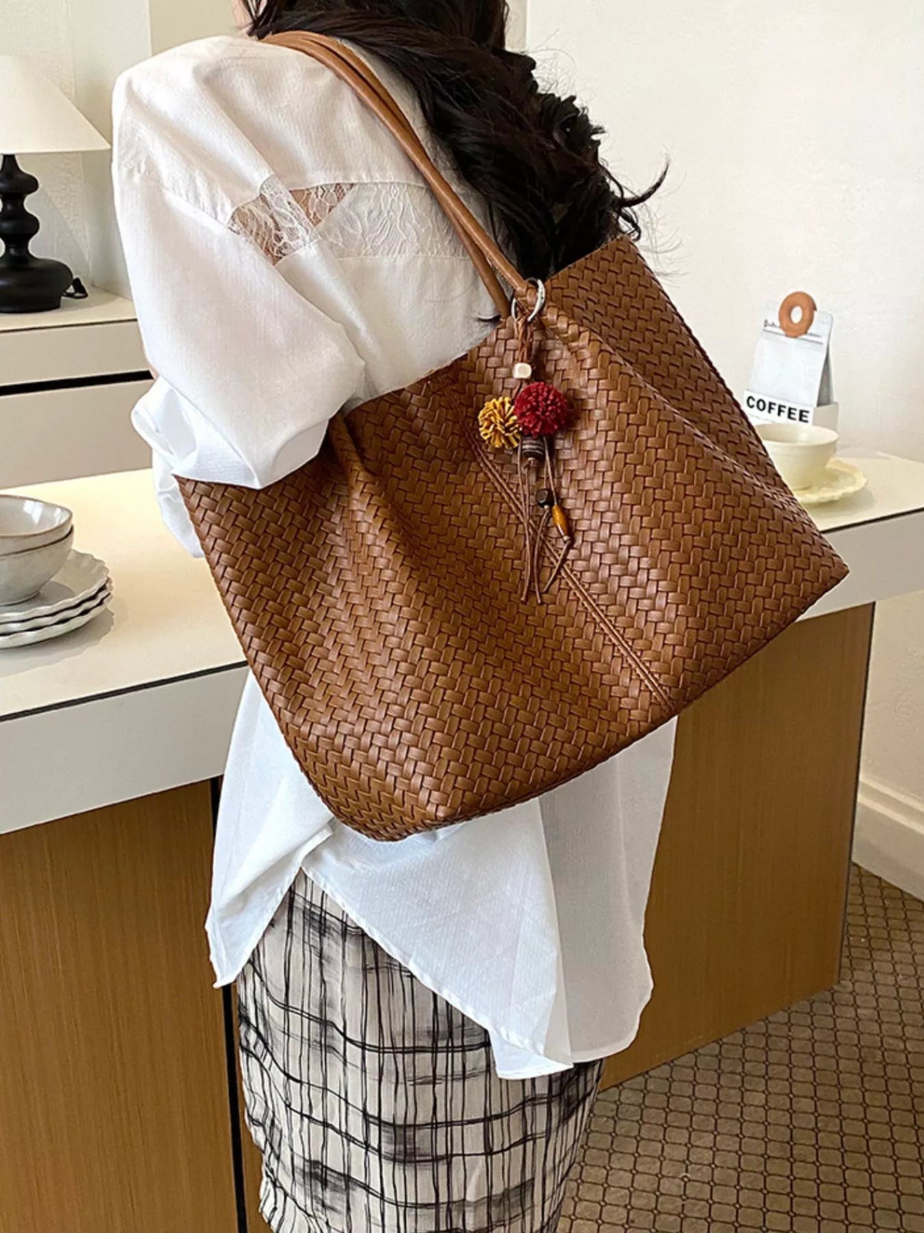 PU Leather Tote Bag