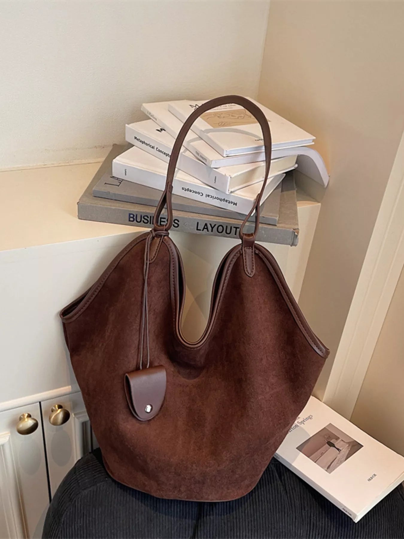 Solid Color Tote Bag