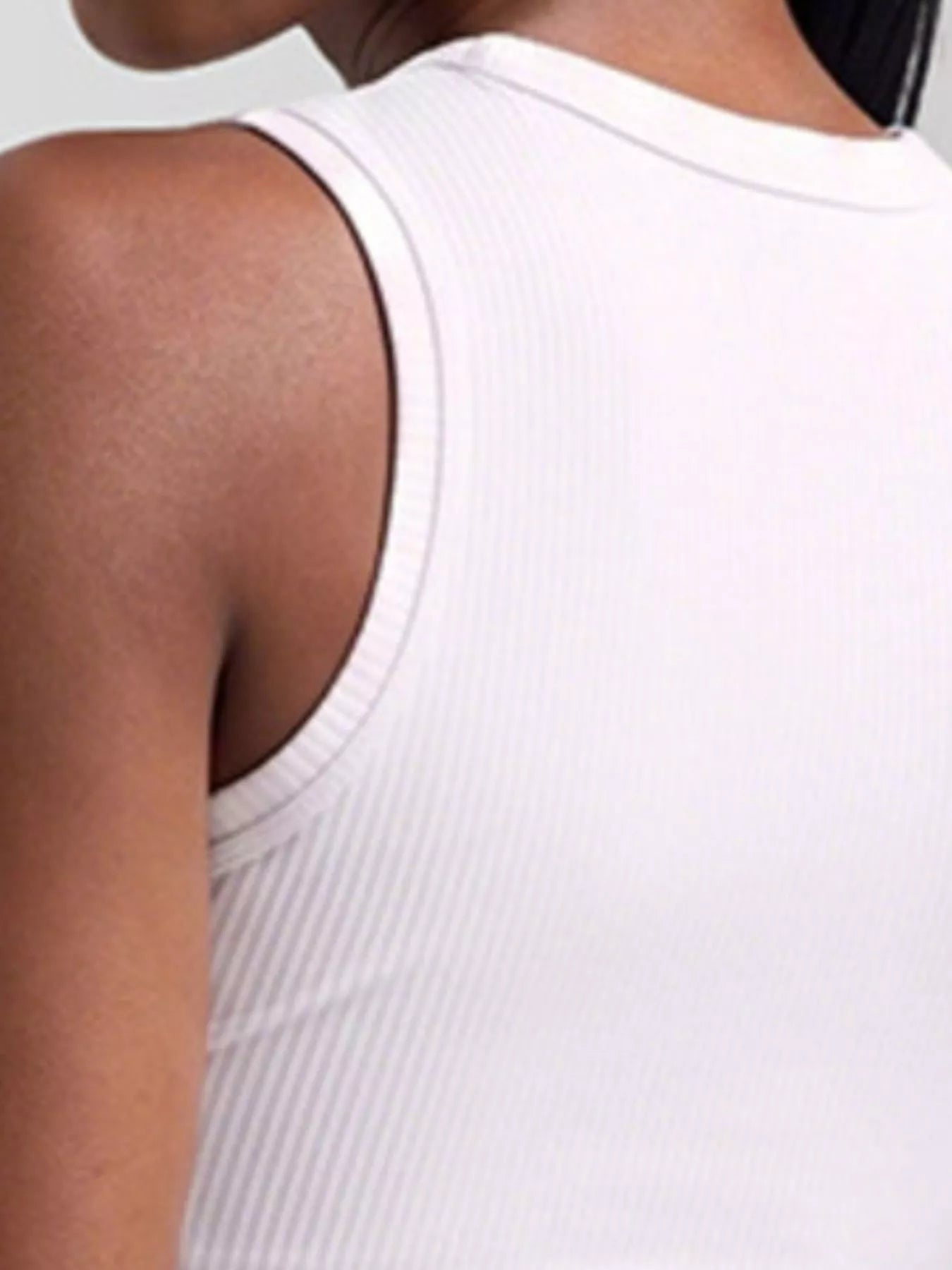 Ribbed Ruched Active Tank