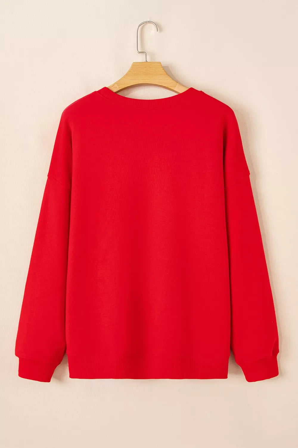 XOXO Valentines Heart Sketch Printed Pullover Sweatshirt