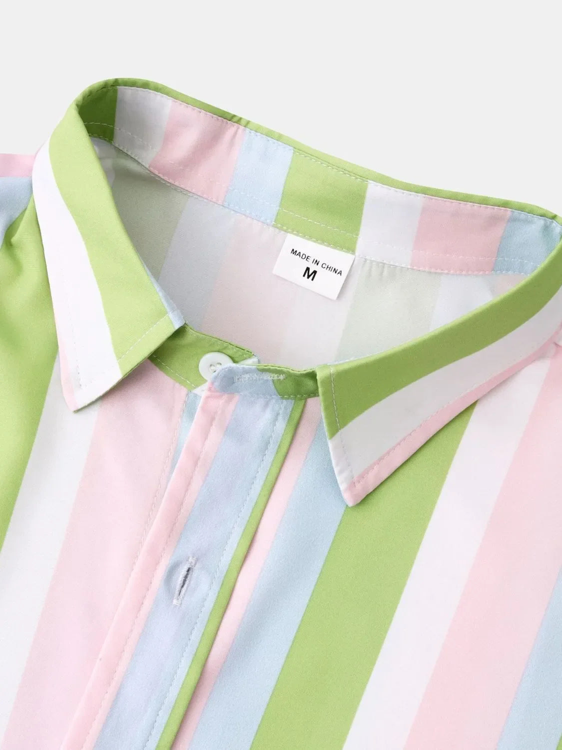 Men's Striped Collared Neck Shirt