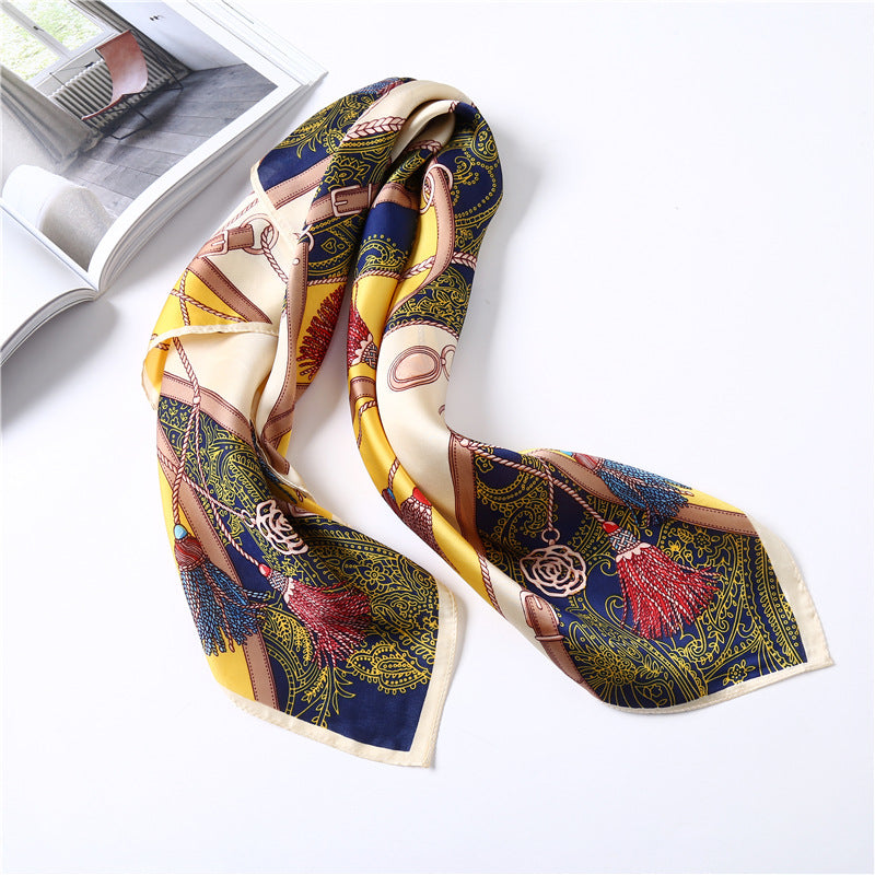Decorative scarf silk scarf (See size chart where applicable)