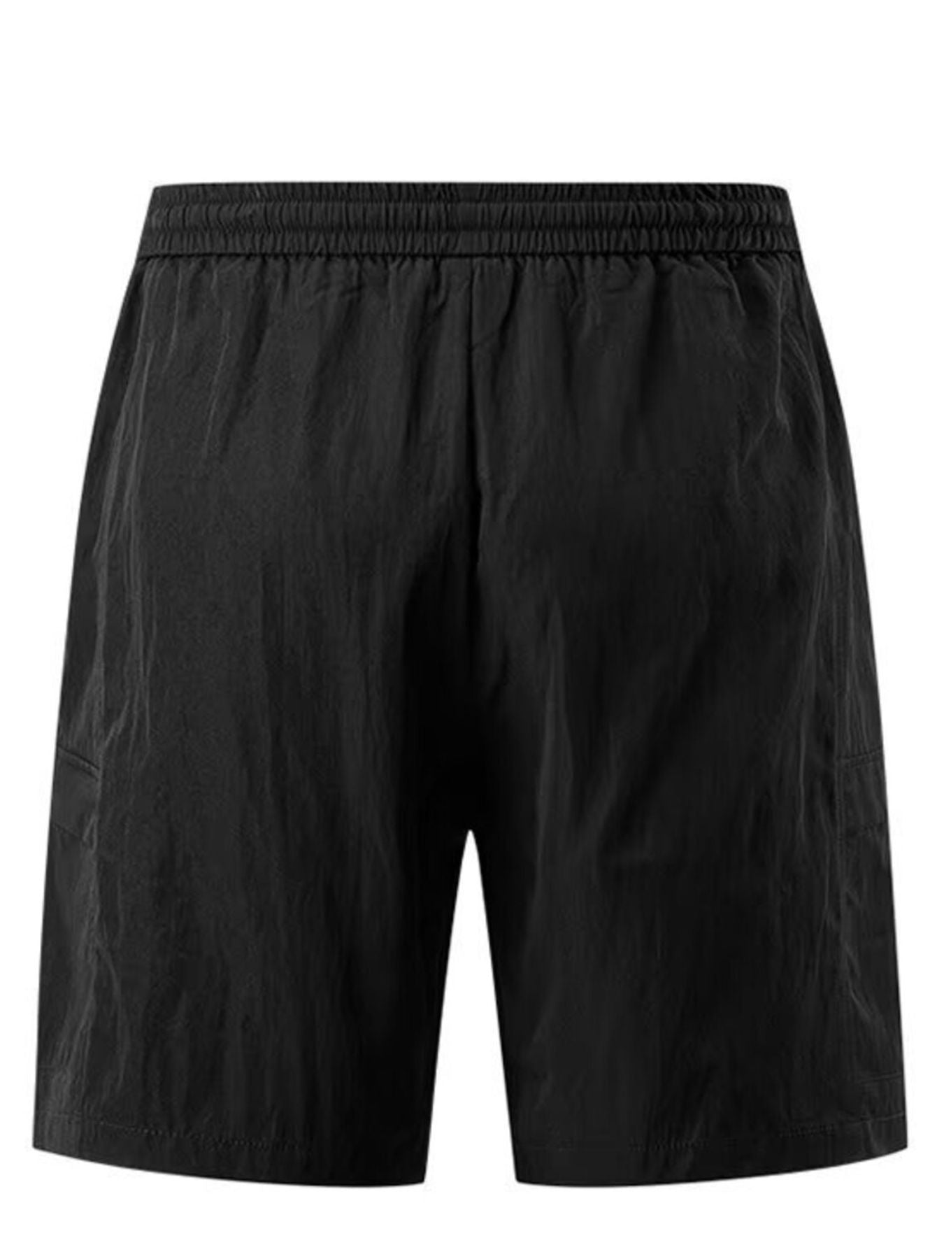 Men's Plus Size Drawstring Relaxed Fit Cargo Shorts
