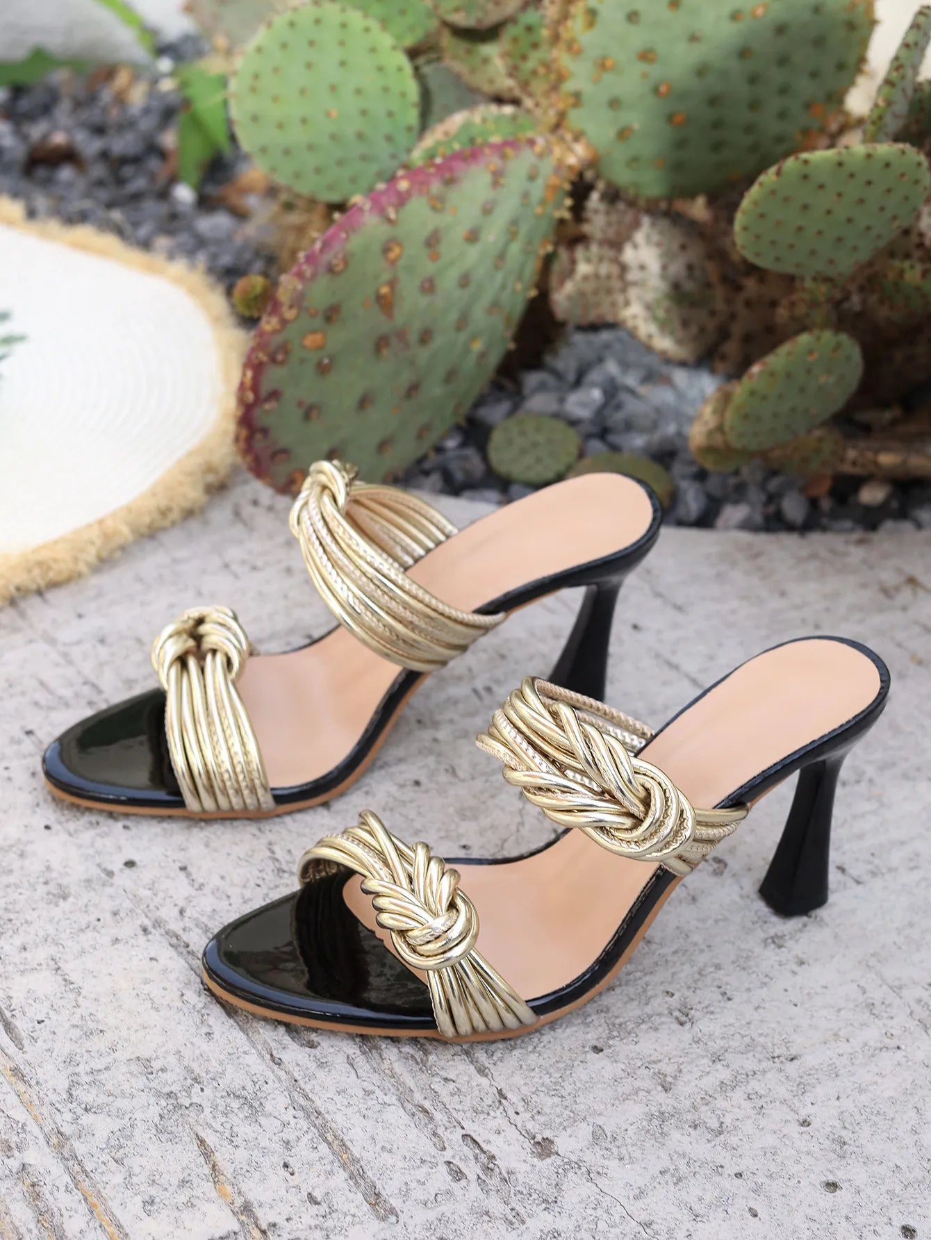 Open Toe High Heel Sandals