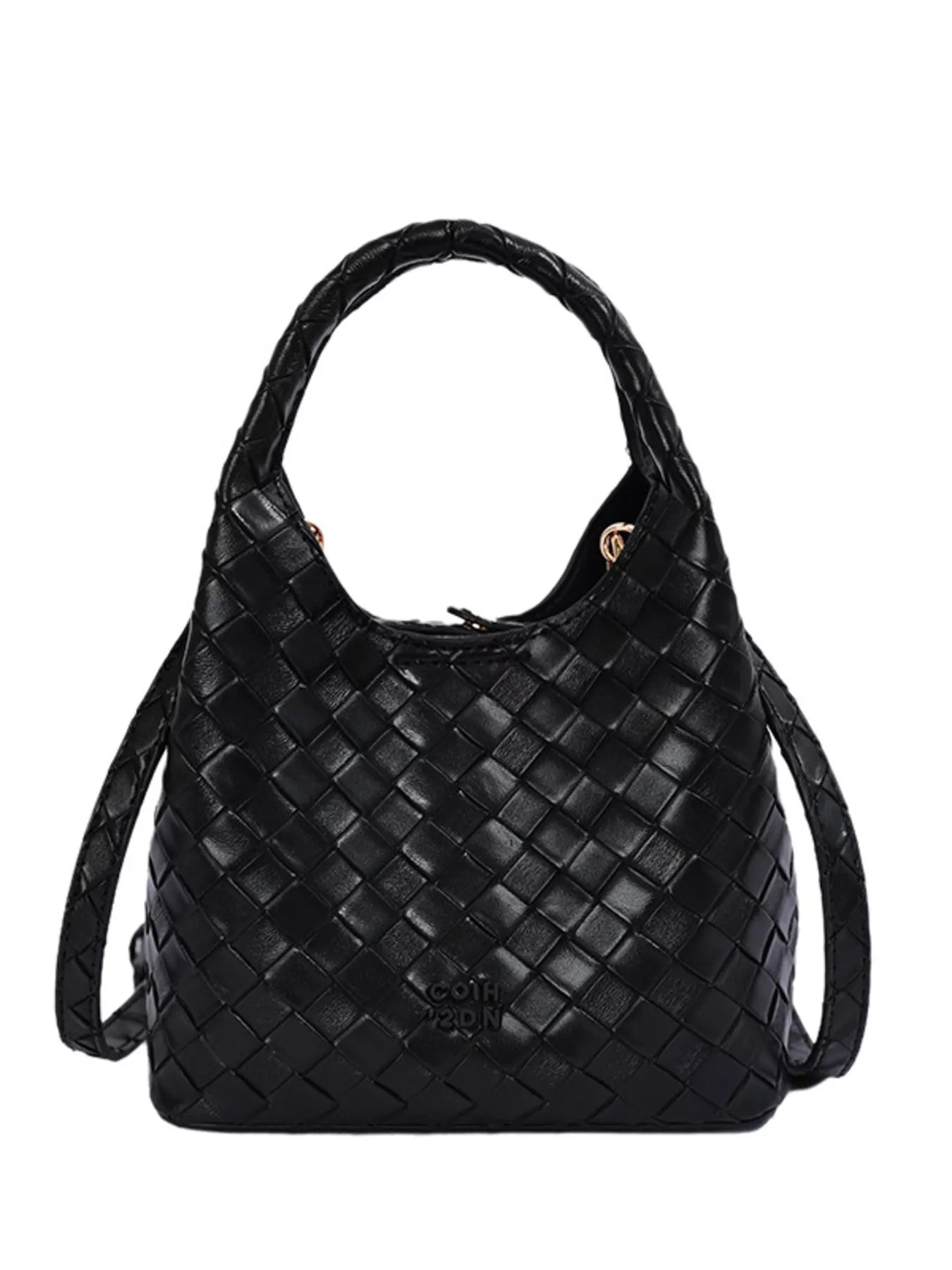 Woven Leather Crossbody Bag
