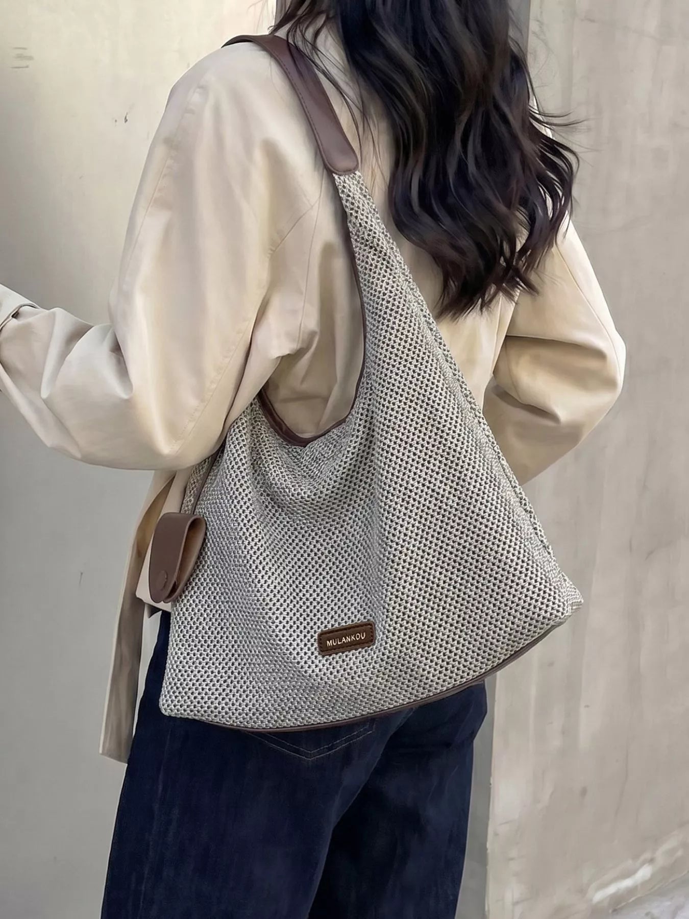 Crochet Knit Shoulder Bag