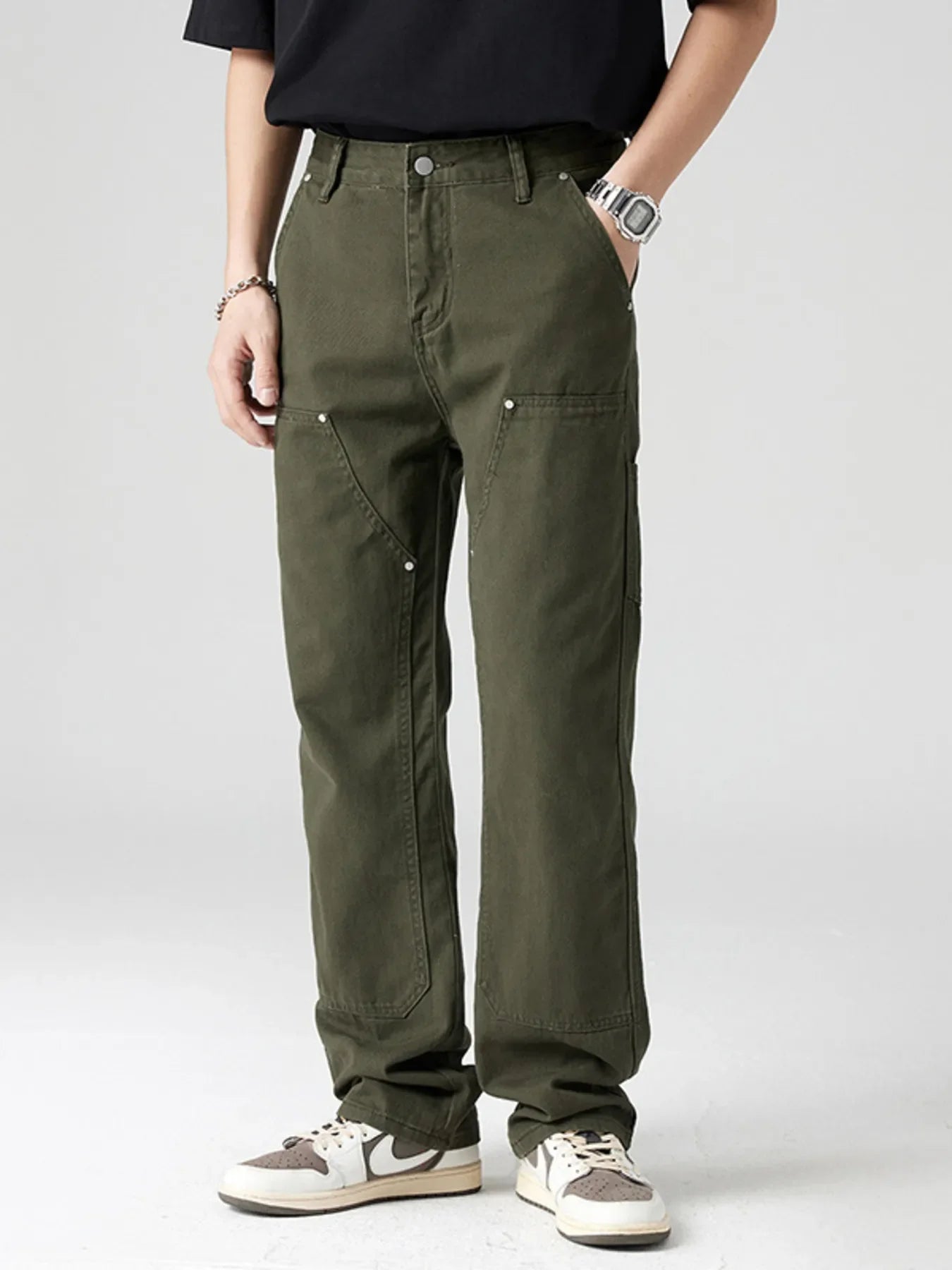 Men's Wide-Leg Relaxed Fit Jeans
