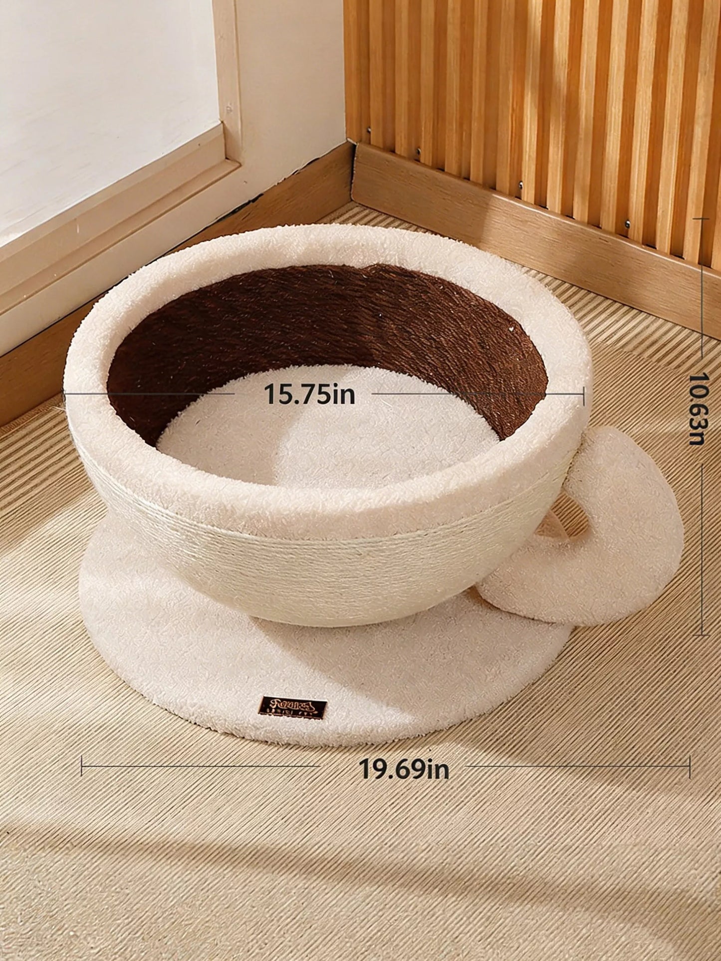 Cat Nest with Hemp Rope Scratcher