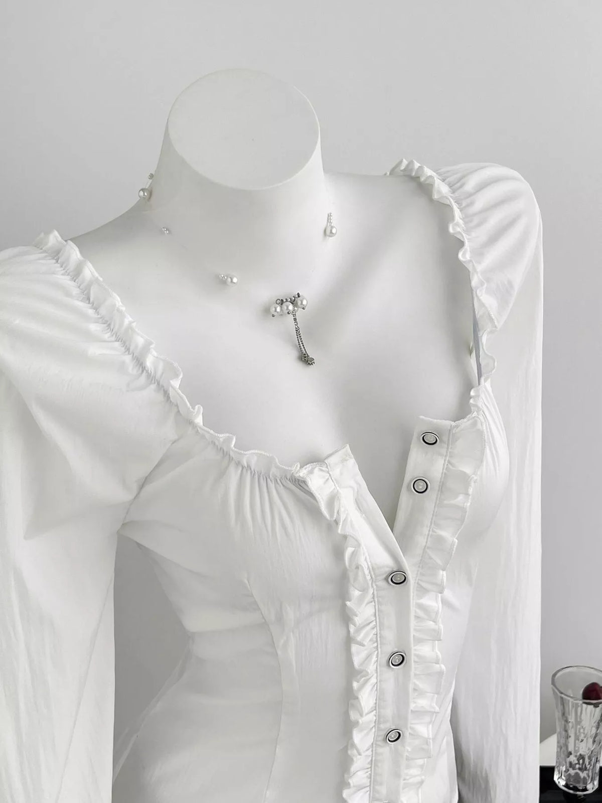 Frill Button Up Shirt