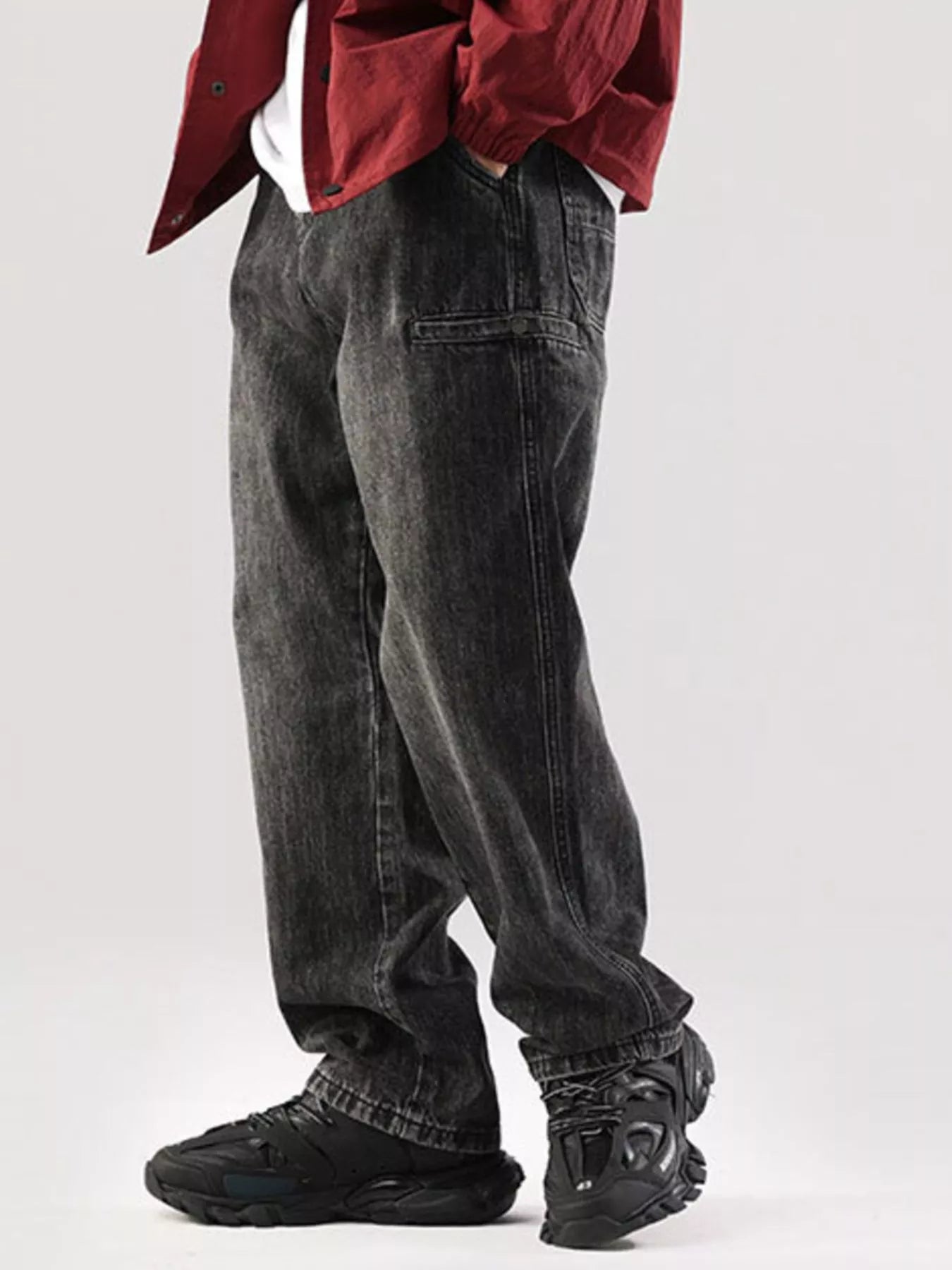 Men's Vintage Wash Relaxed Fit Jeans