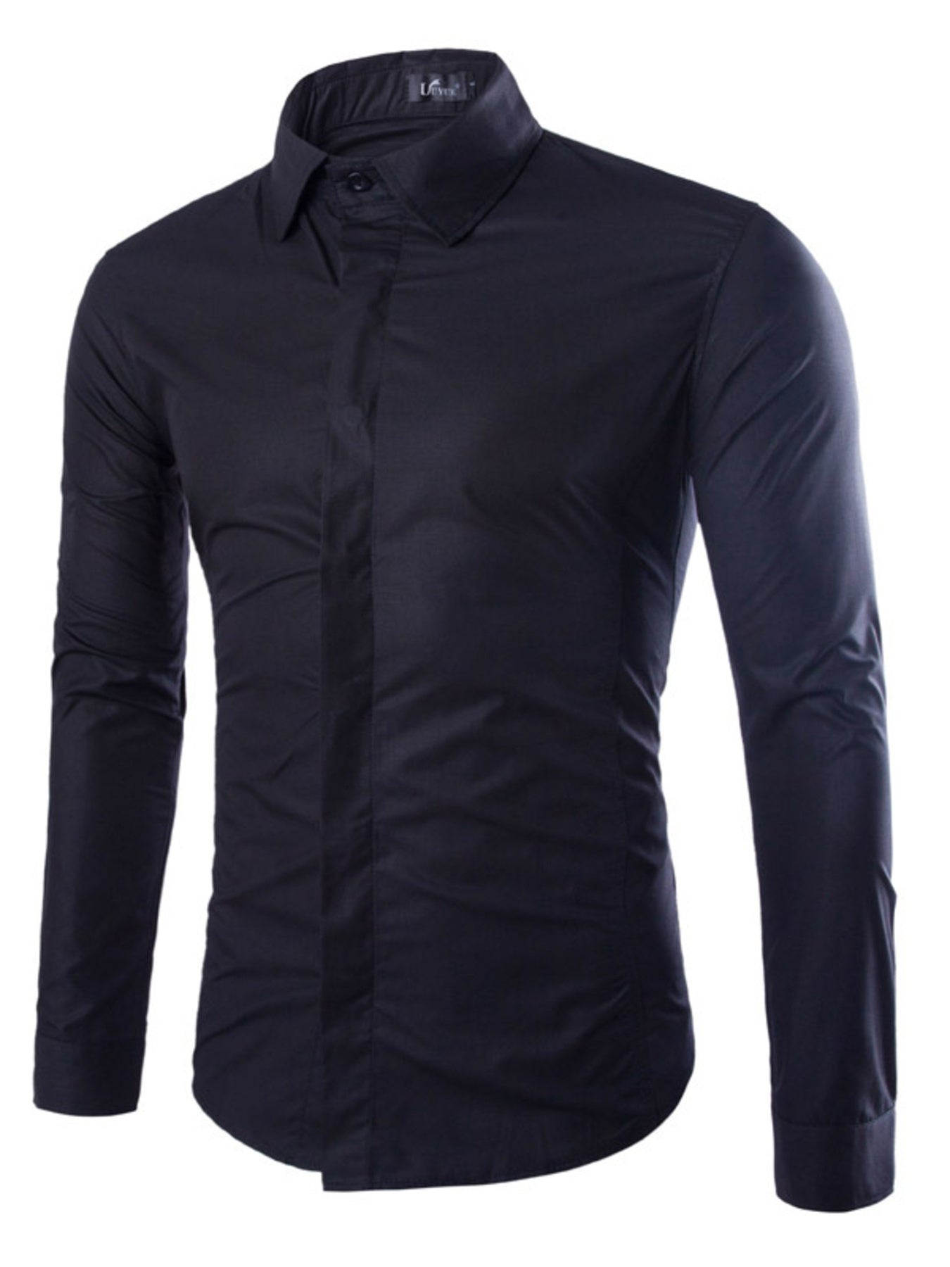Men's Plus Size Classic Fit Long Sleeve Shirt