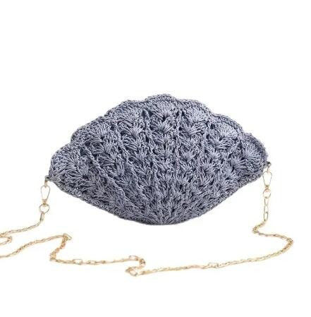 Crochet Shell-Shaped Bag