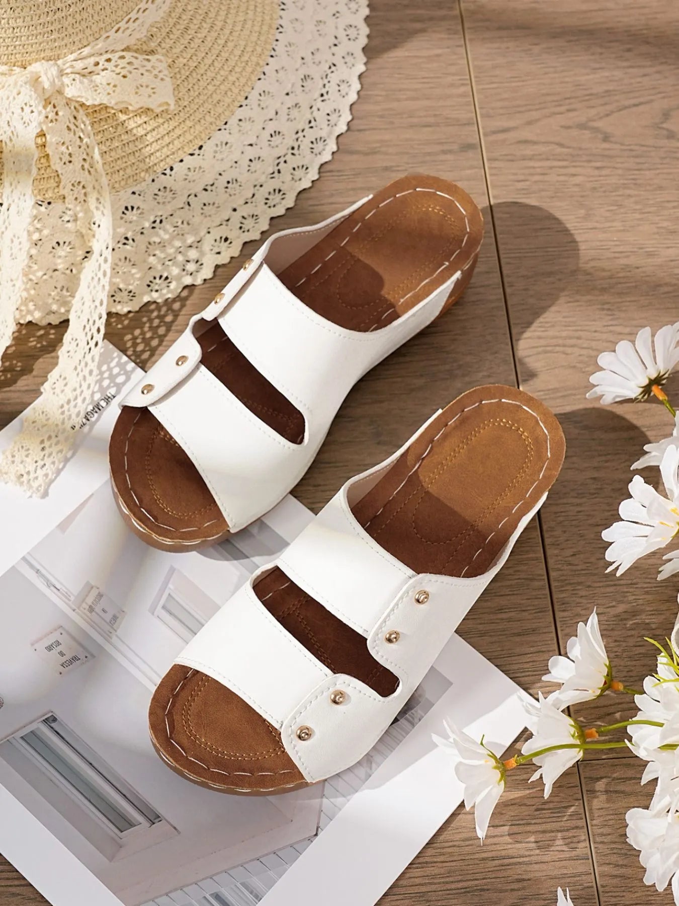Open Toe Wedge Sandals