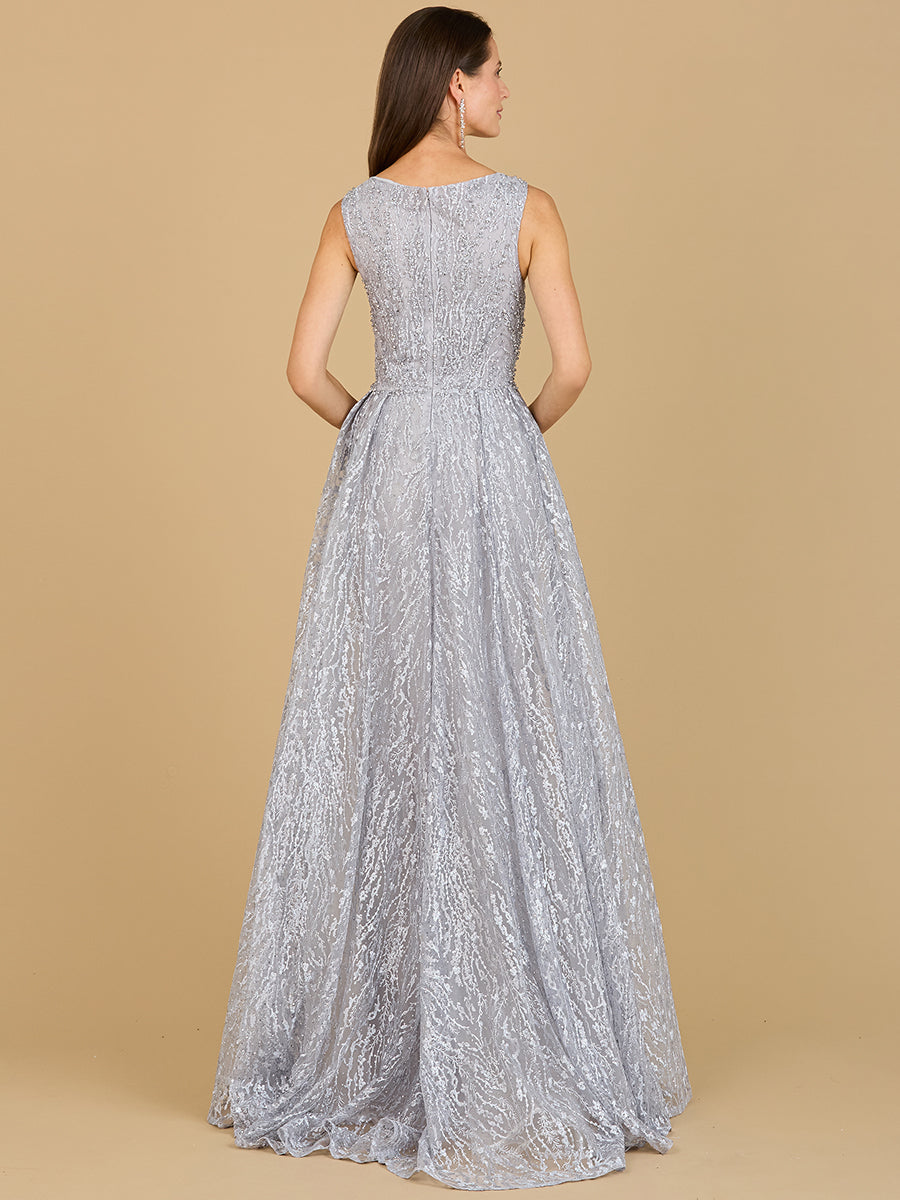 Lace Embroidered Overskirt Dress - OUTLET