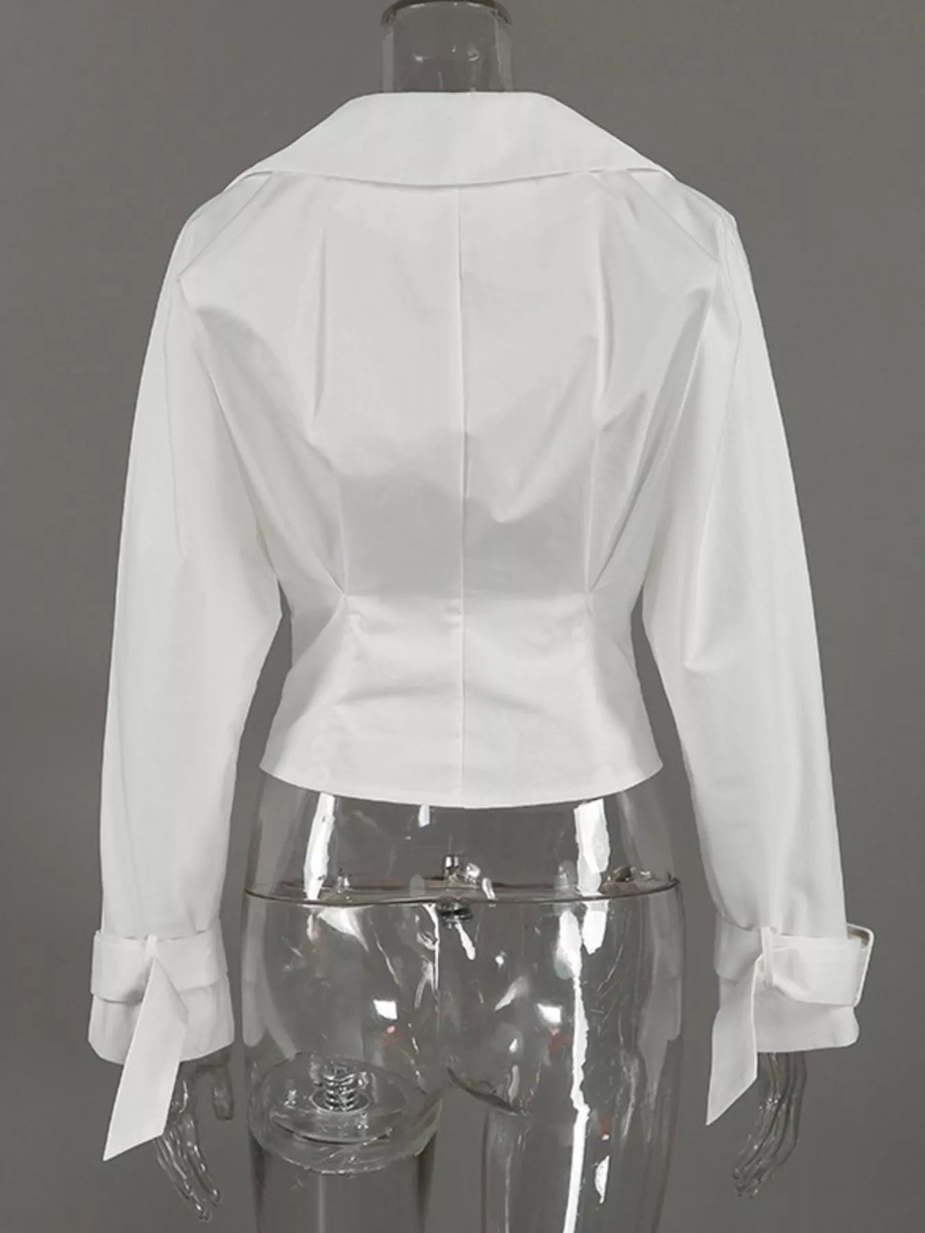 Cropped Double-Breasted Blazer