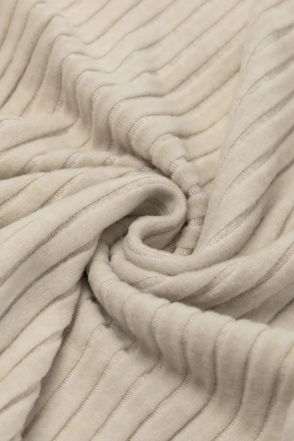 Ribbed Knit Wide Leg Jumpsuit