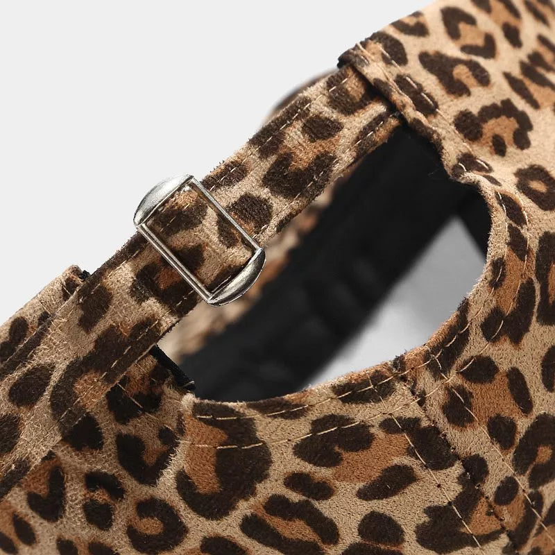 Leopard Cotton Baseball Cap