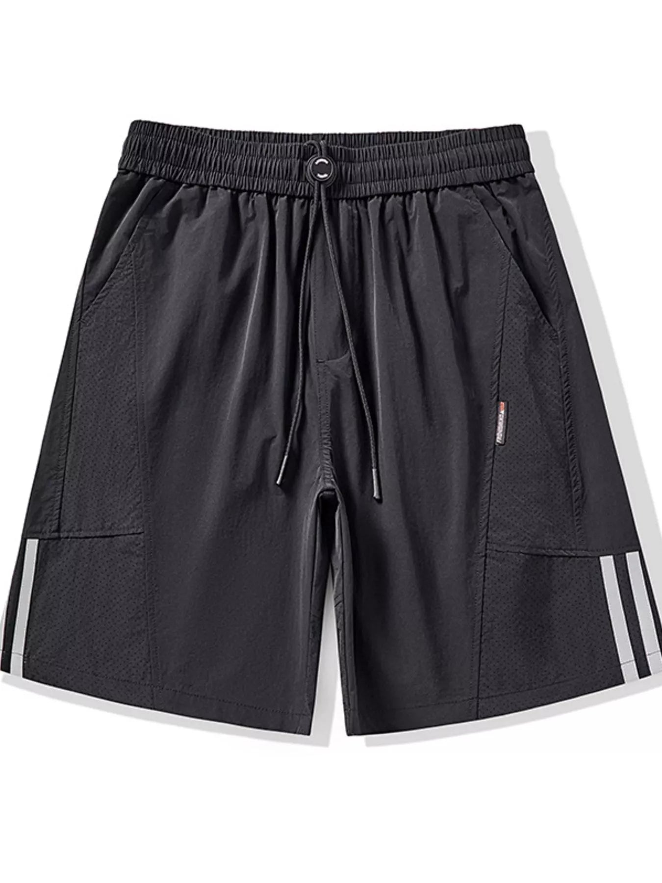 Men's Plus Size Casual Striped Shorts