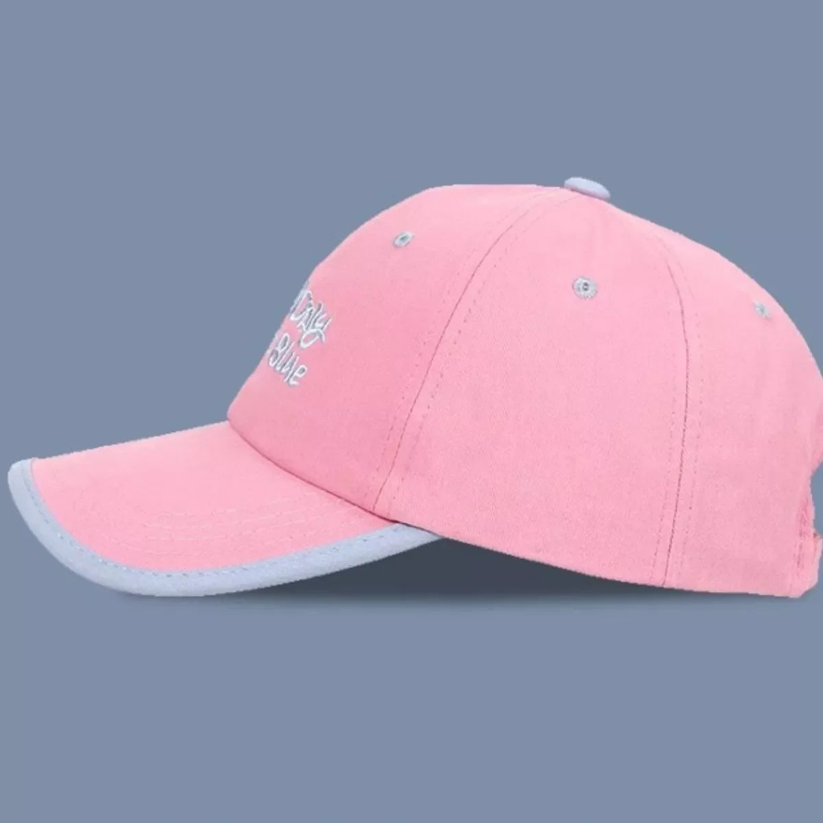 Contrast Embroidered Baseball Cap