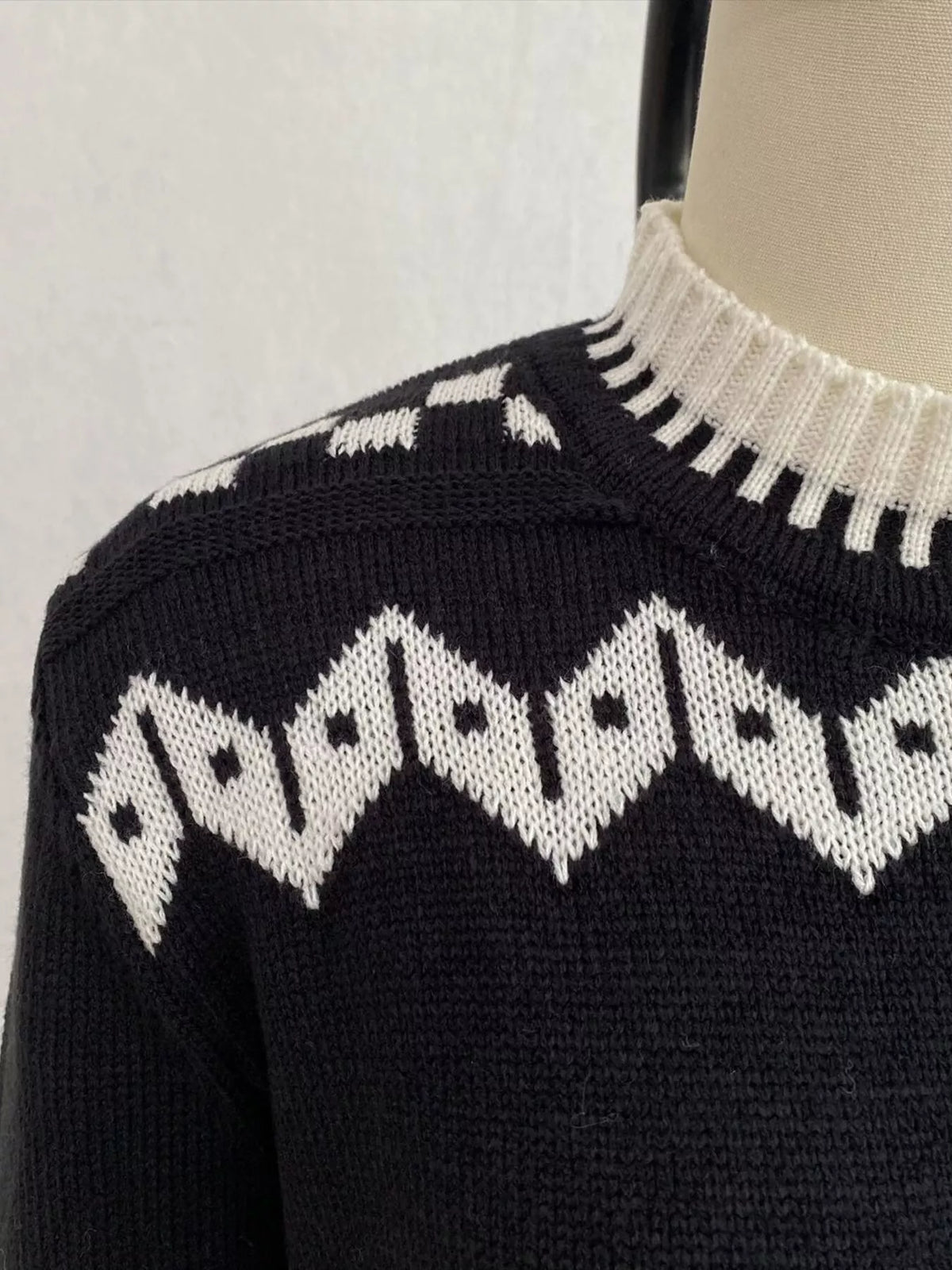 Christmas Festive Fair Isle Patterned Crew Neck Sweater