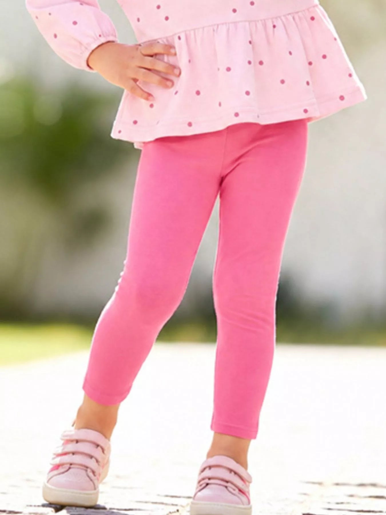Children's Animal Peplum Top and Leggings Set