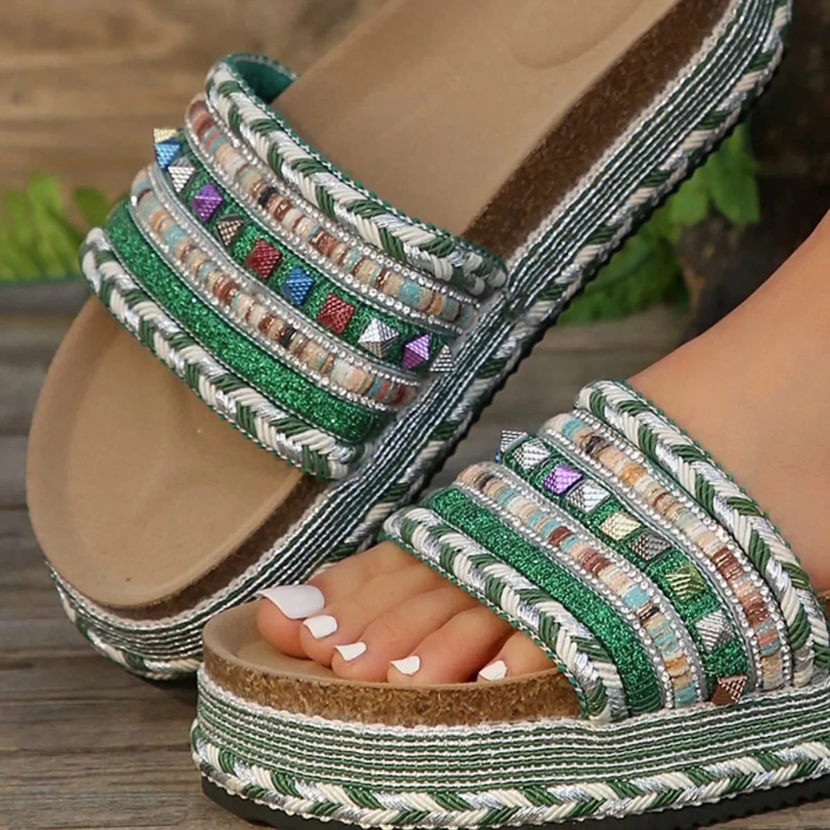 Open Toe Platform Sandals