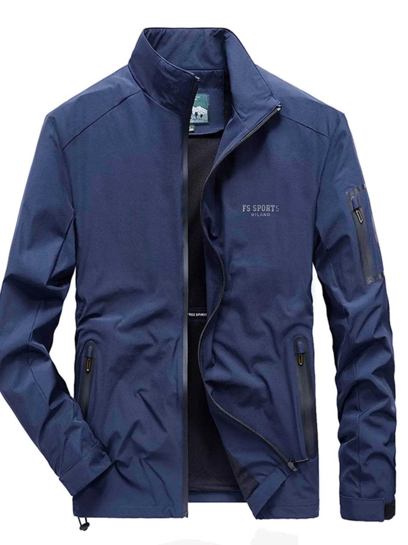 Men's Plus Size Lightweight Zip Up Jacket