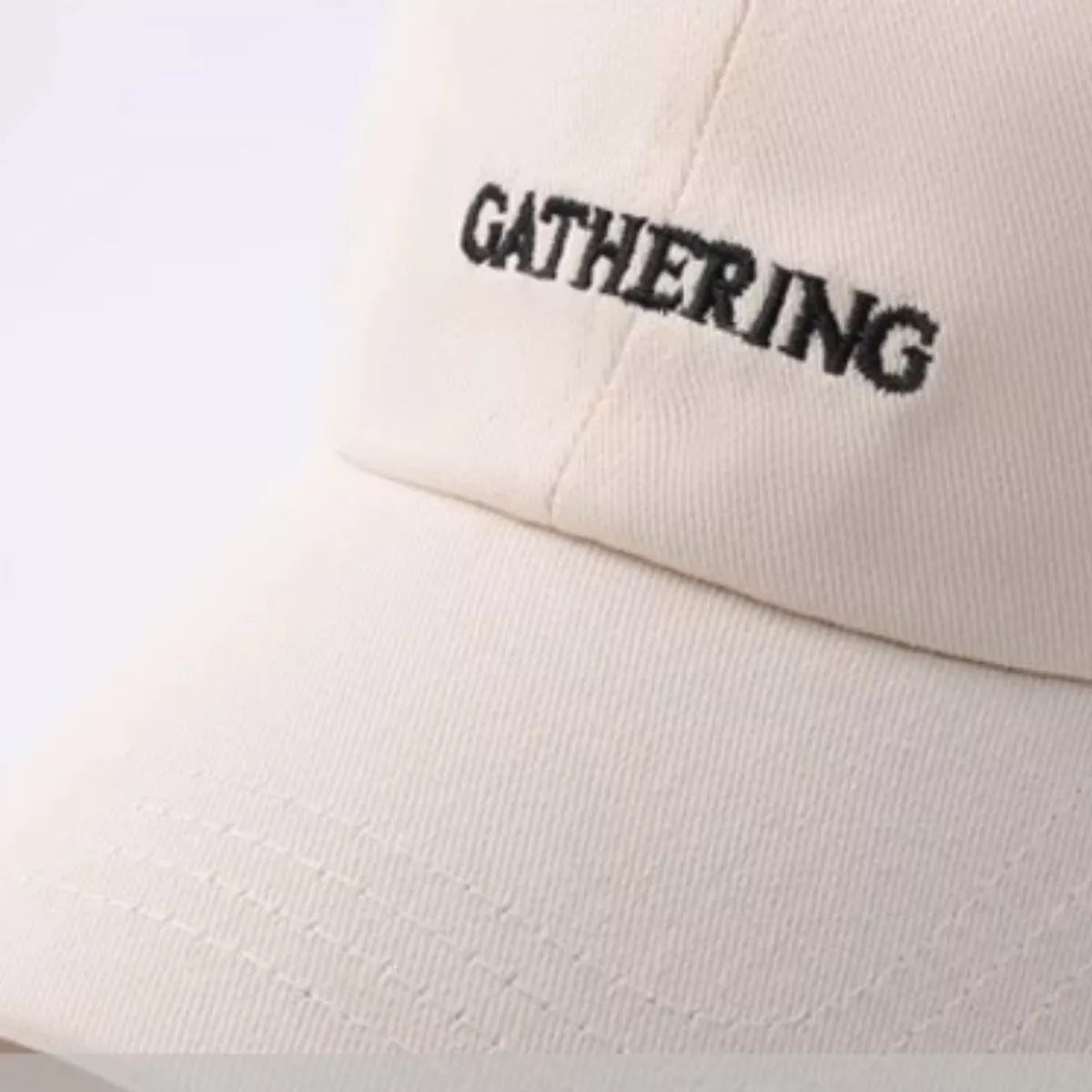 Embroidered Letter Baseball Cap