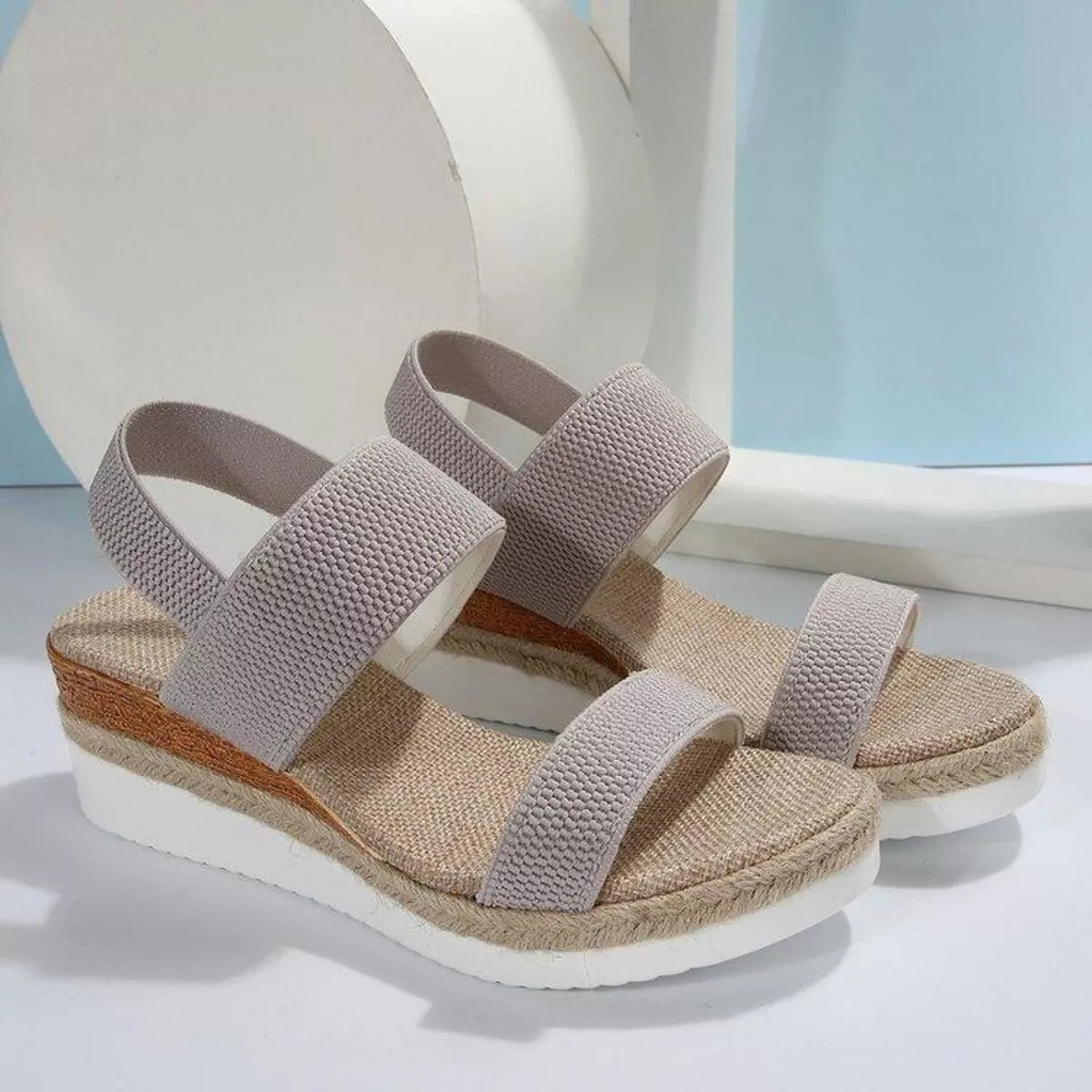 Open Toe Wedge Sandals