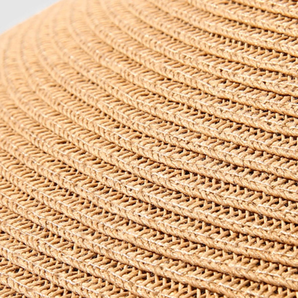 Wide Brim Straw Visor Hat