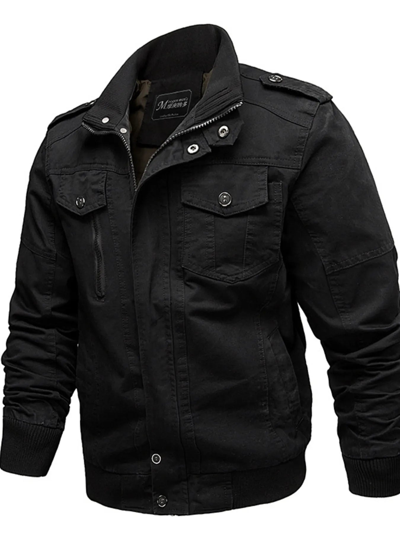 Men's Plus Size Casual Zip Up Lightweight Jacket