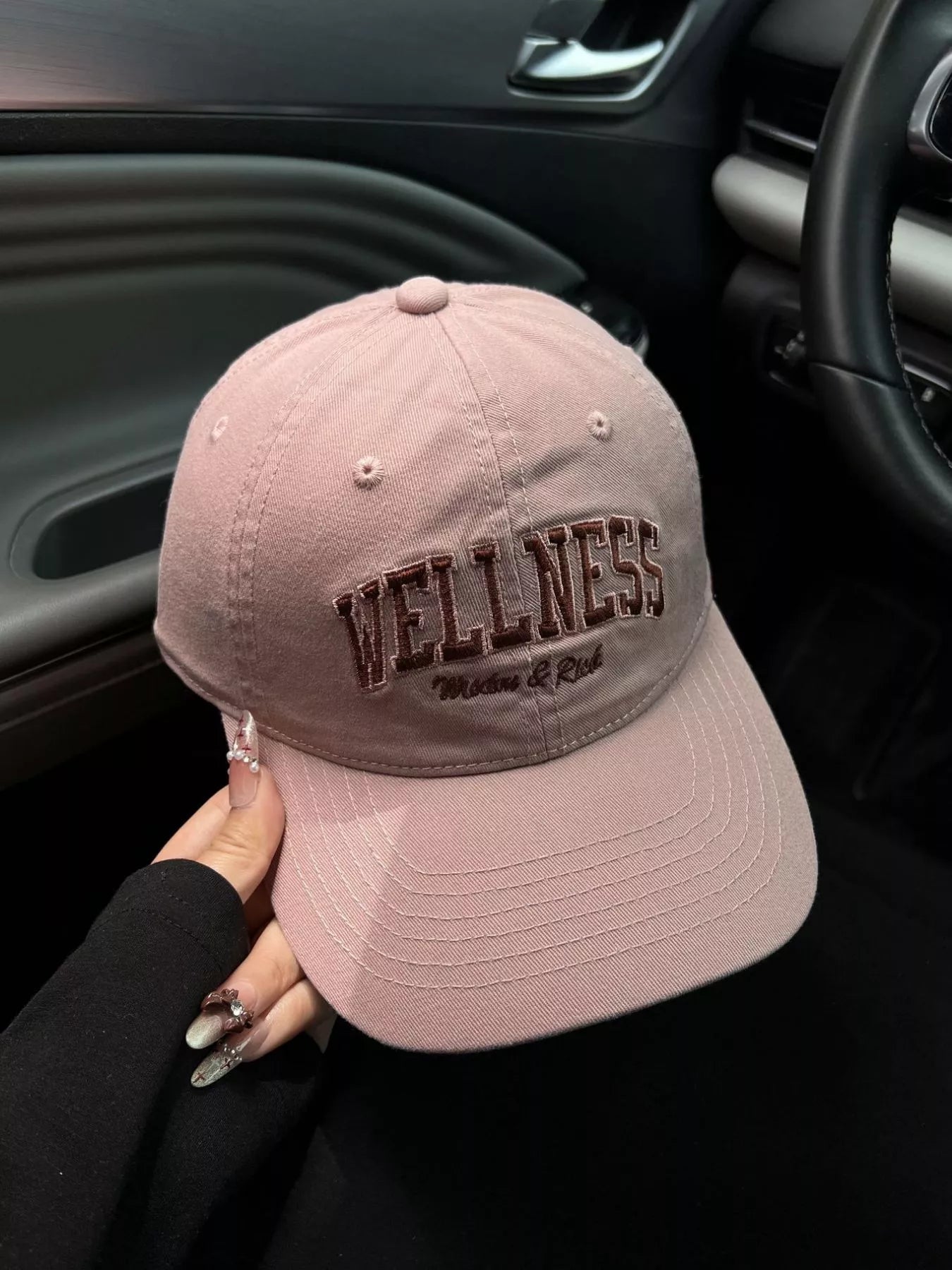 Embroidered Letter Baseball Cap
