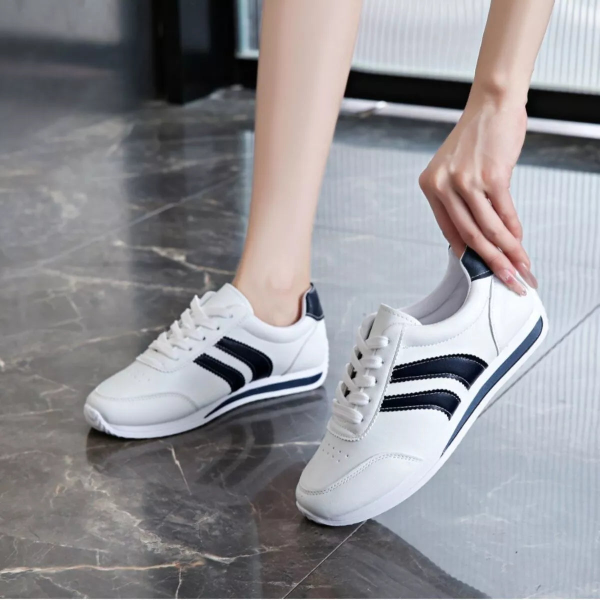 Classic Striped Sneakers