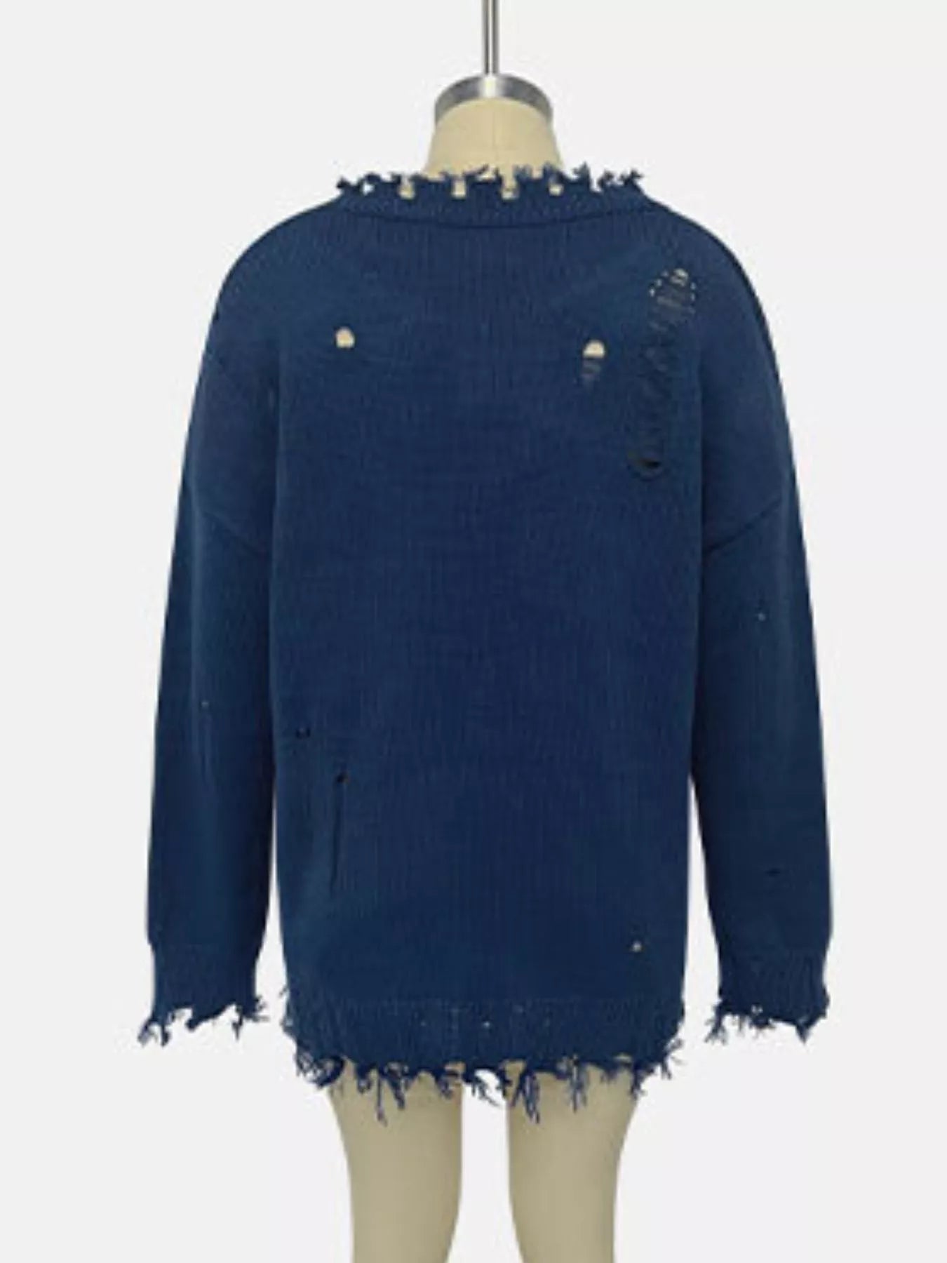 Distressed American Flag Graphic Sweater