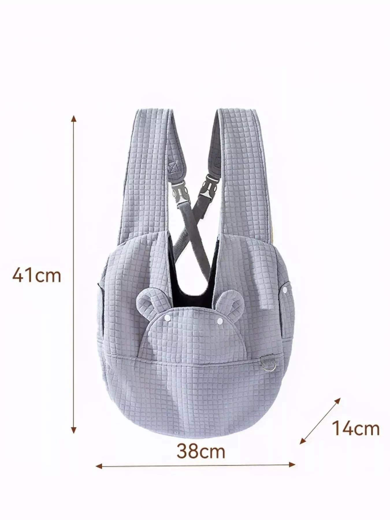 Comfortable Quilted Pet Carrier Sling Bag