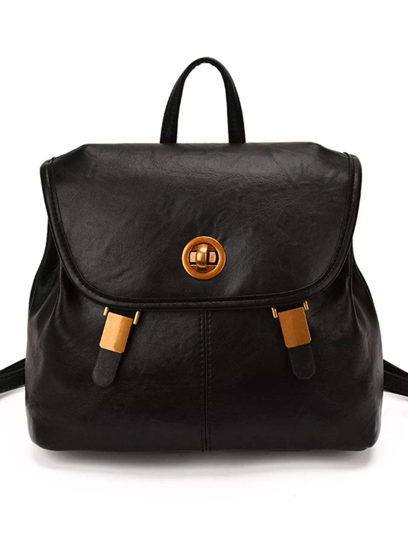 PU Leather Backpack Bag