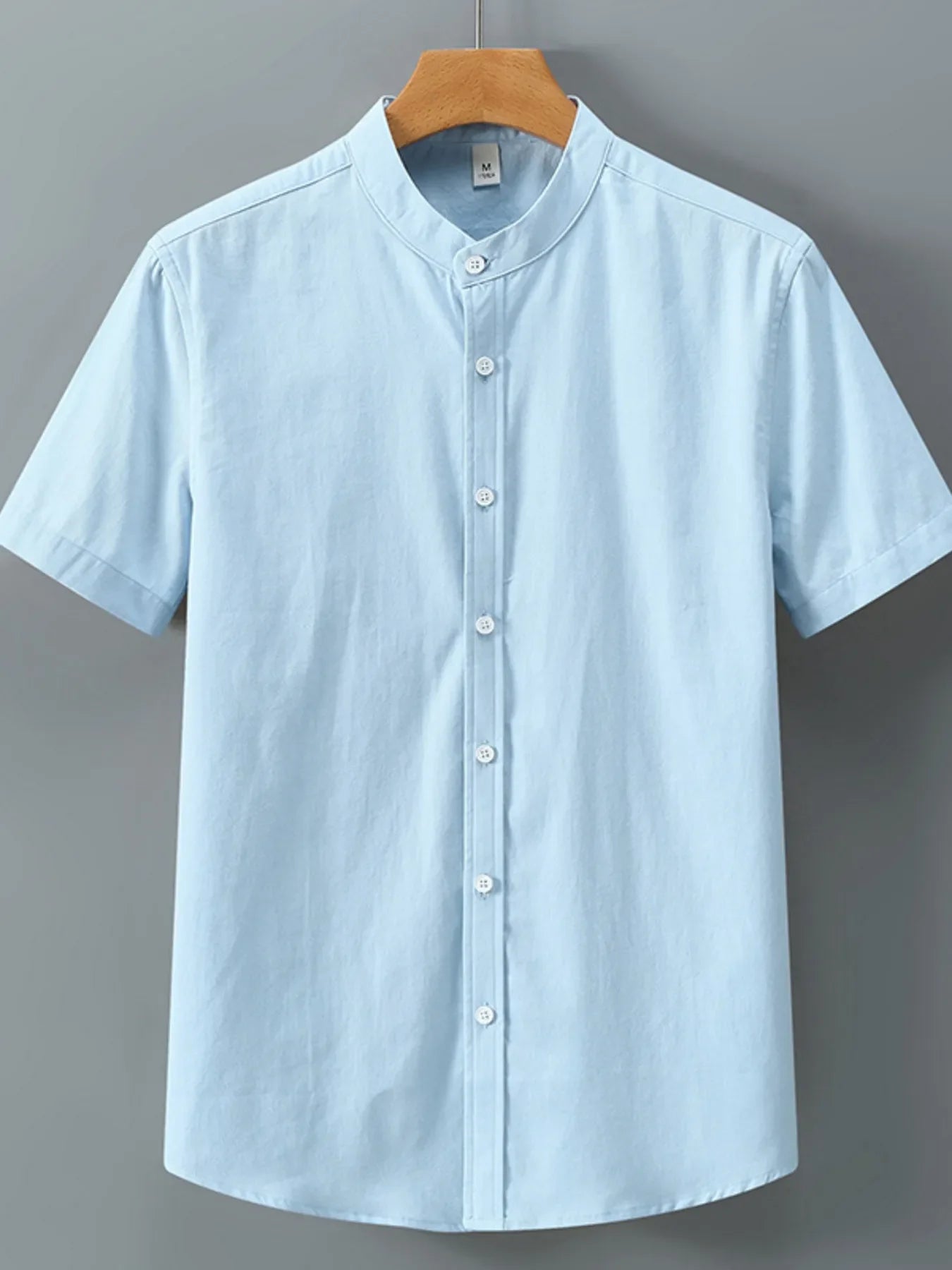 Men's Plus Size Button Up Short Sleeve Shirt