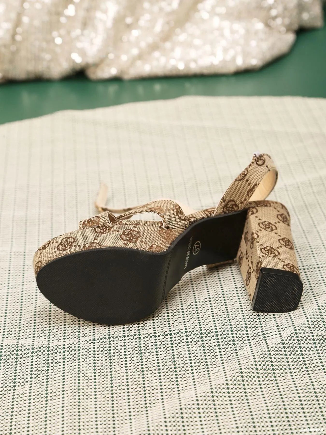 Platform Block Heel Sandals