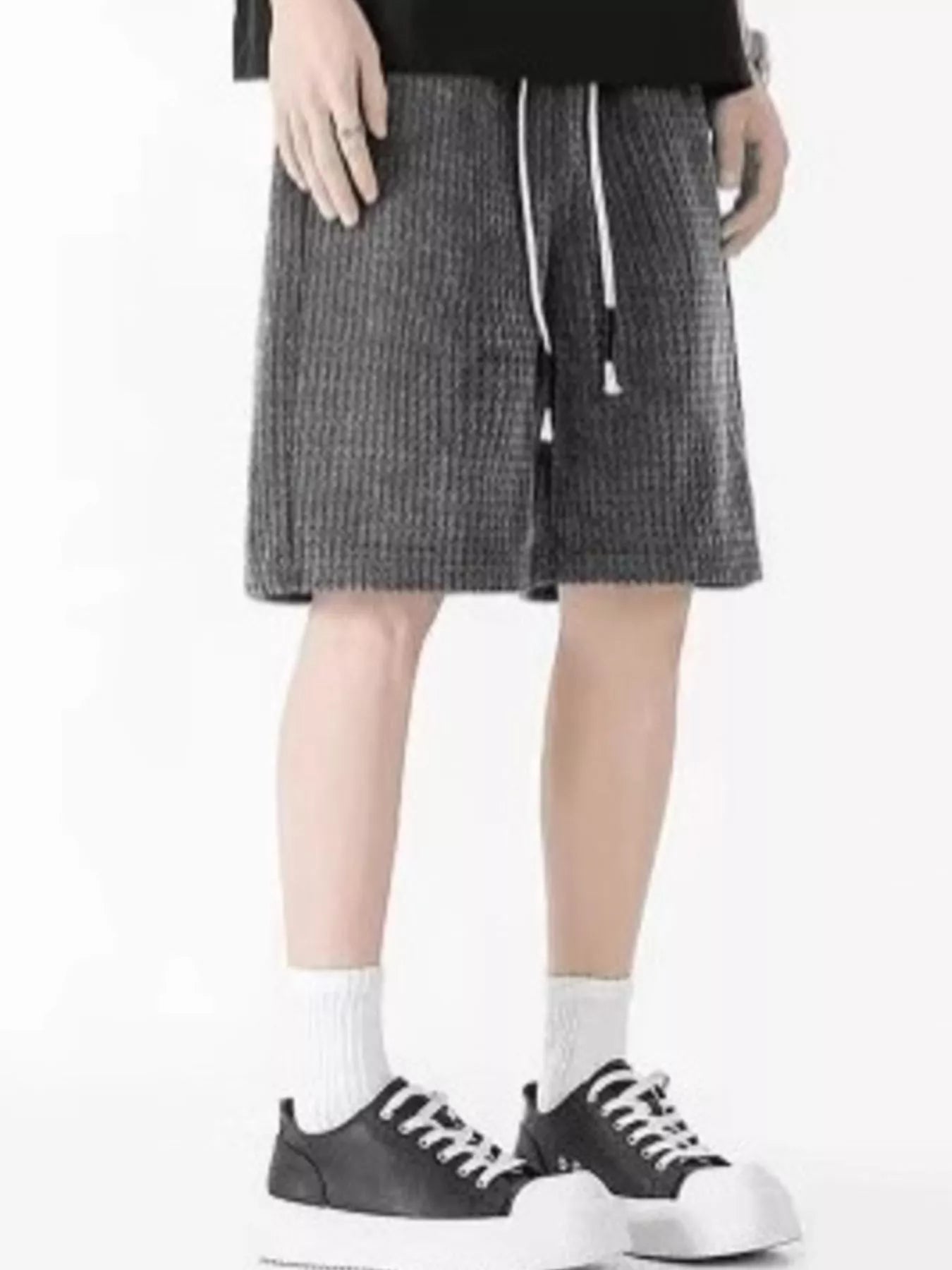 Men's Plus Size Drawstring Casual Shorts