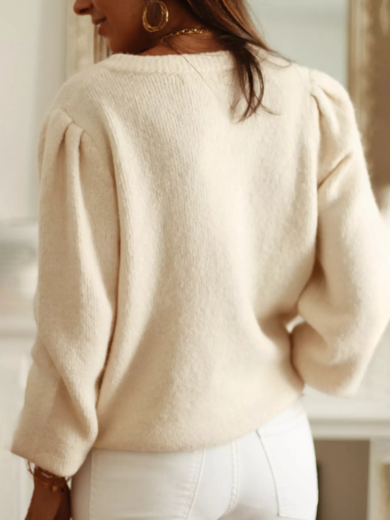Button Up Long Sleeve Cardigan