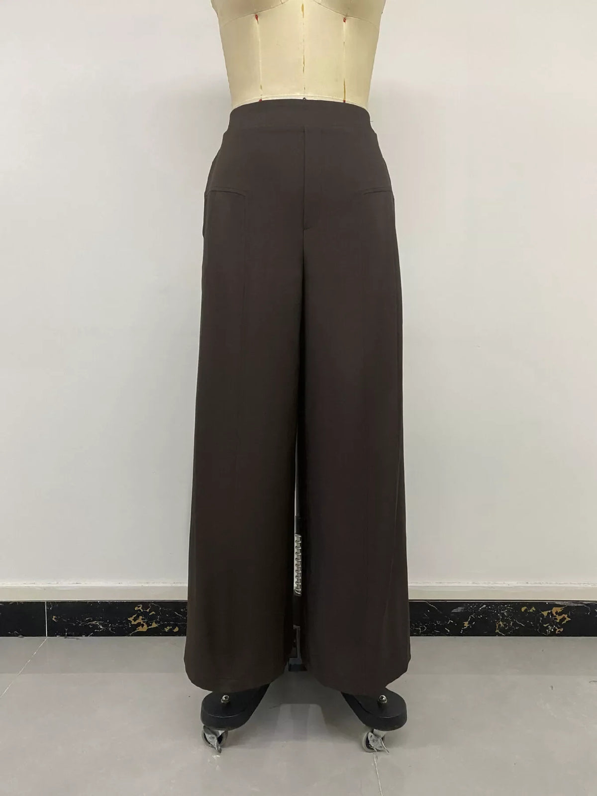 High-Waisted Wide-Leg Pants
