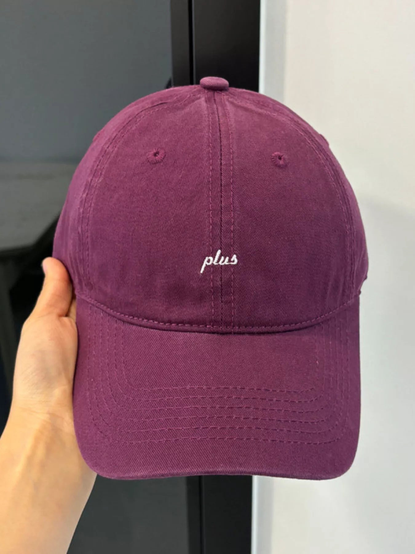 Embroidered Letter Baseball Cap
